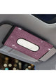 Car Accessories - Rhinestone Sun Visor Tissue Cover MIS0614