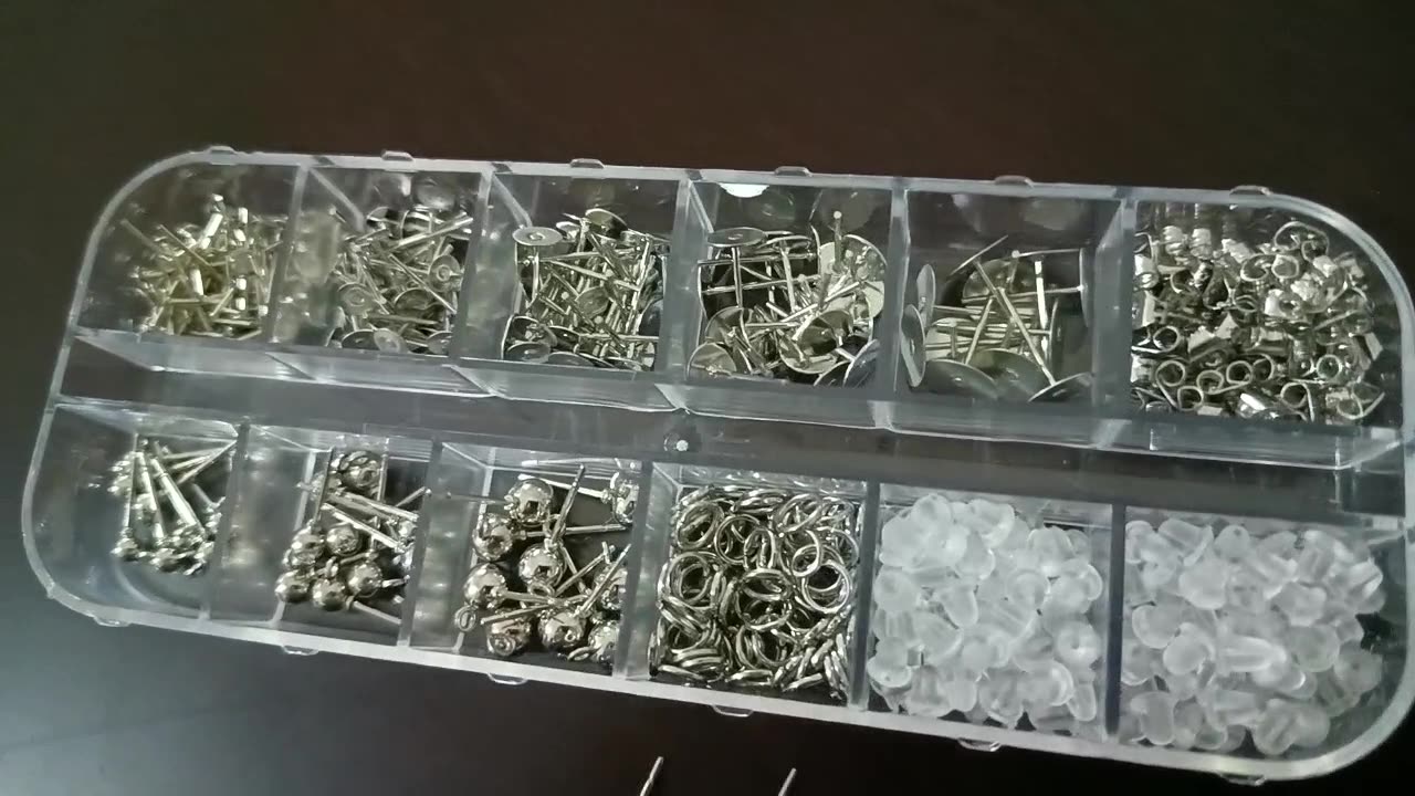 Juego de herramientas para hacer pendientes con botón, accesorios y accesorios para bricolaje MIS0730