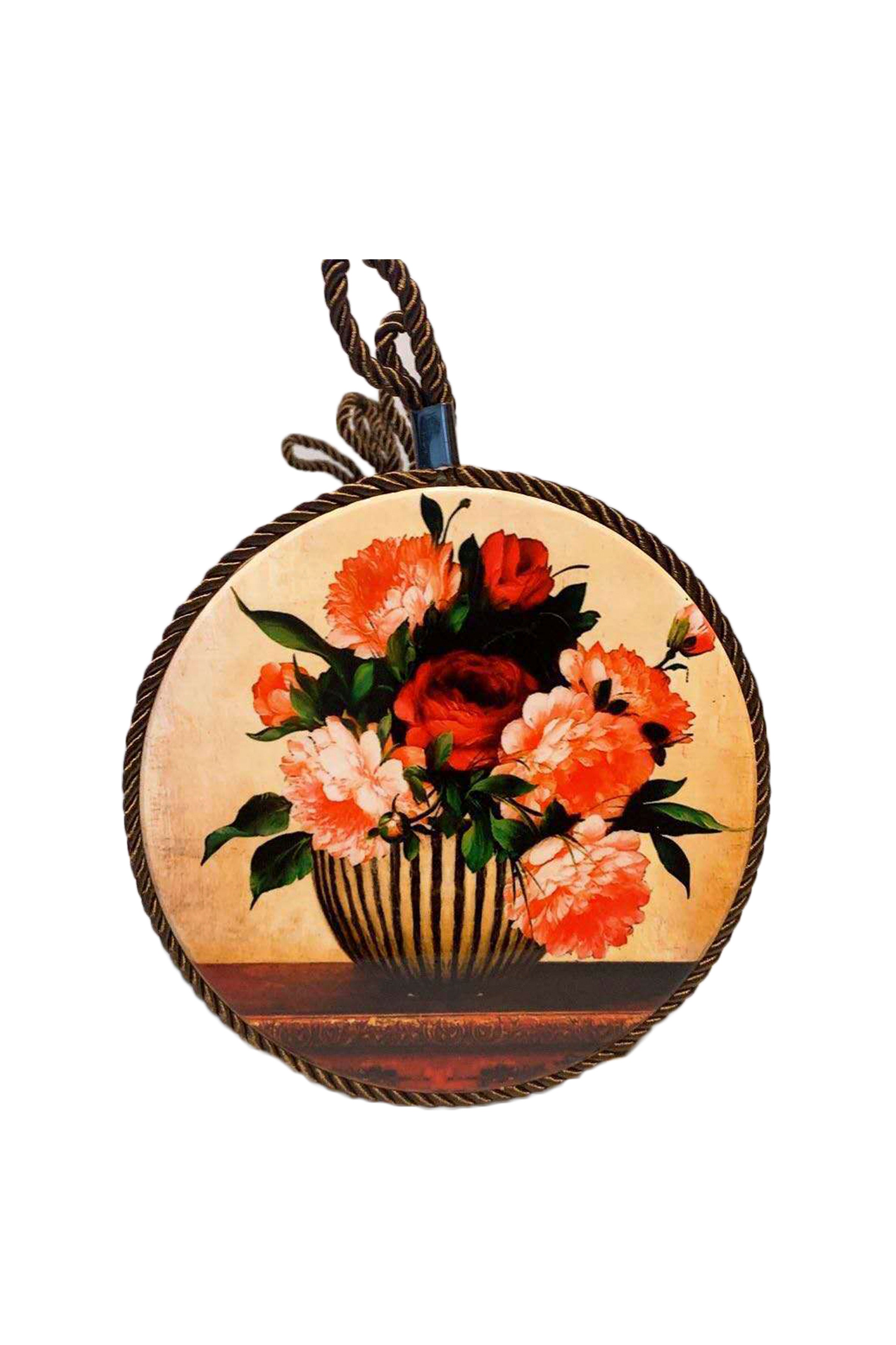 Almohadilla aislante de cerámica con diseño floral MIS0794