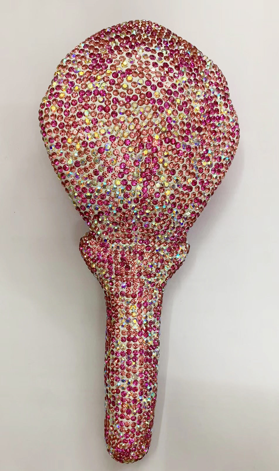 Peine de cerámica hecho a mano con forma de concha de diamantes de imitación MIS0838