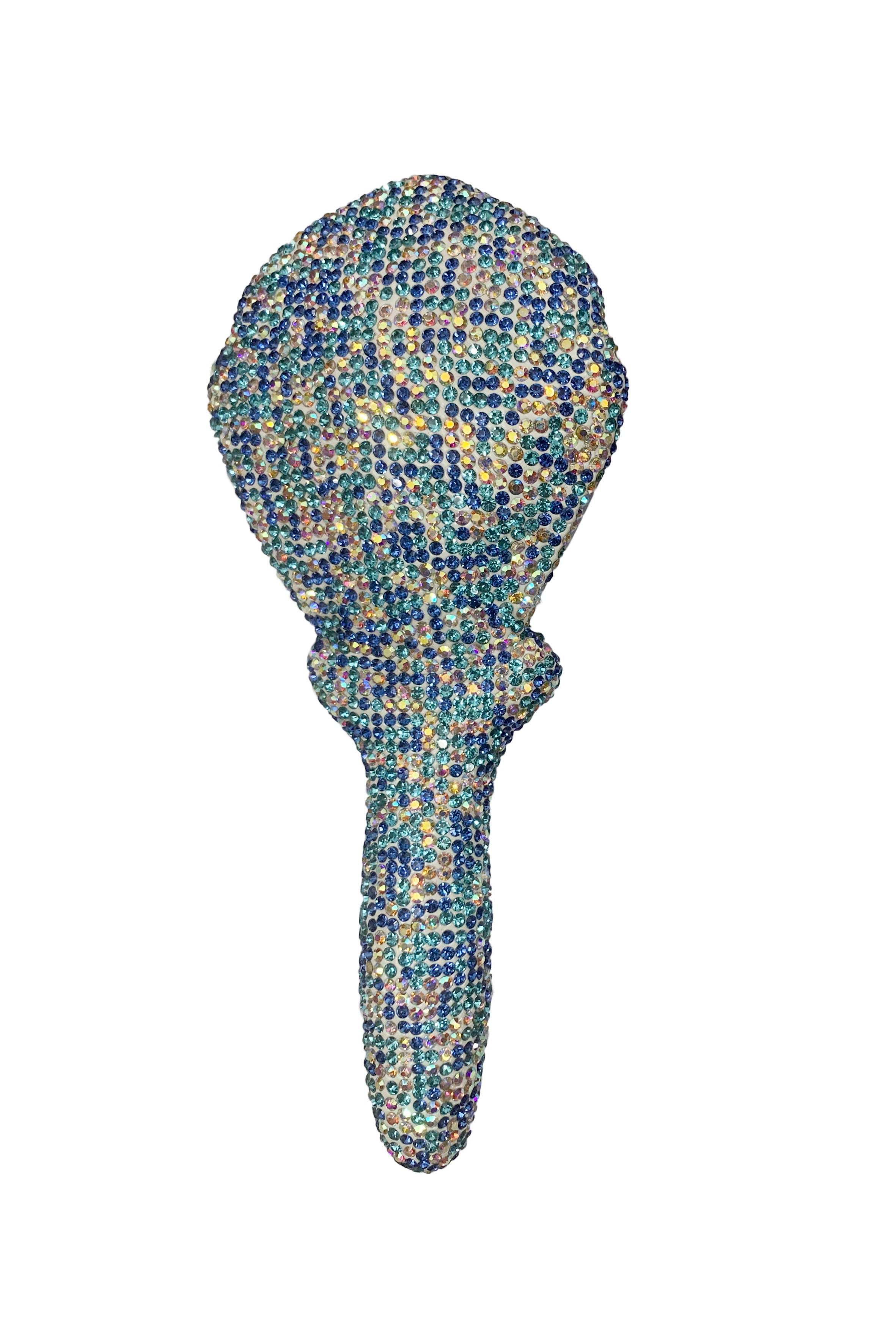 Peine de cerámica hecho a mano con forma de concha de diamantes de imitación MIS0838