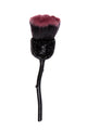 Brocha de maquillaje hecha a mano con forma de rosa y diamantes de imitación MIS1025