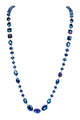 Classic Chandalier Crystal Long Necklaces N1130-Blue
