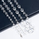 Classic Crystal Long Necklaces N1130-White