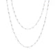 Crystal Beads Chain Necklace N1163-116-SL