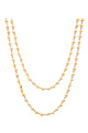Crystal Beads Chain Necklace N1163-155-CR