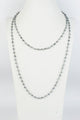 Classic Crystal Long Necklace N1163-8 Clear