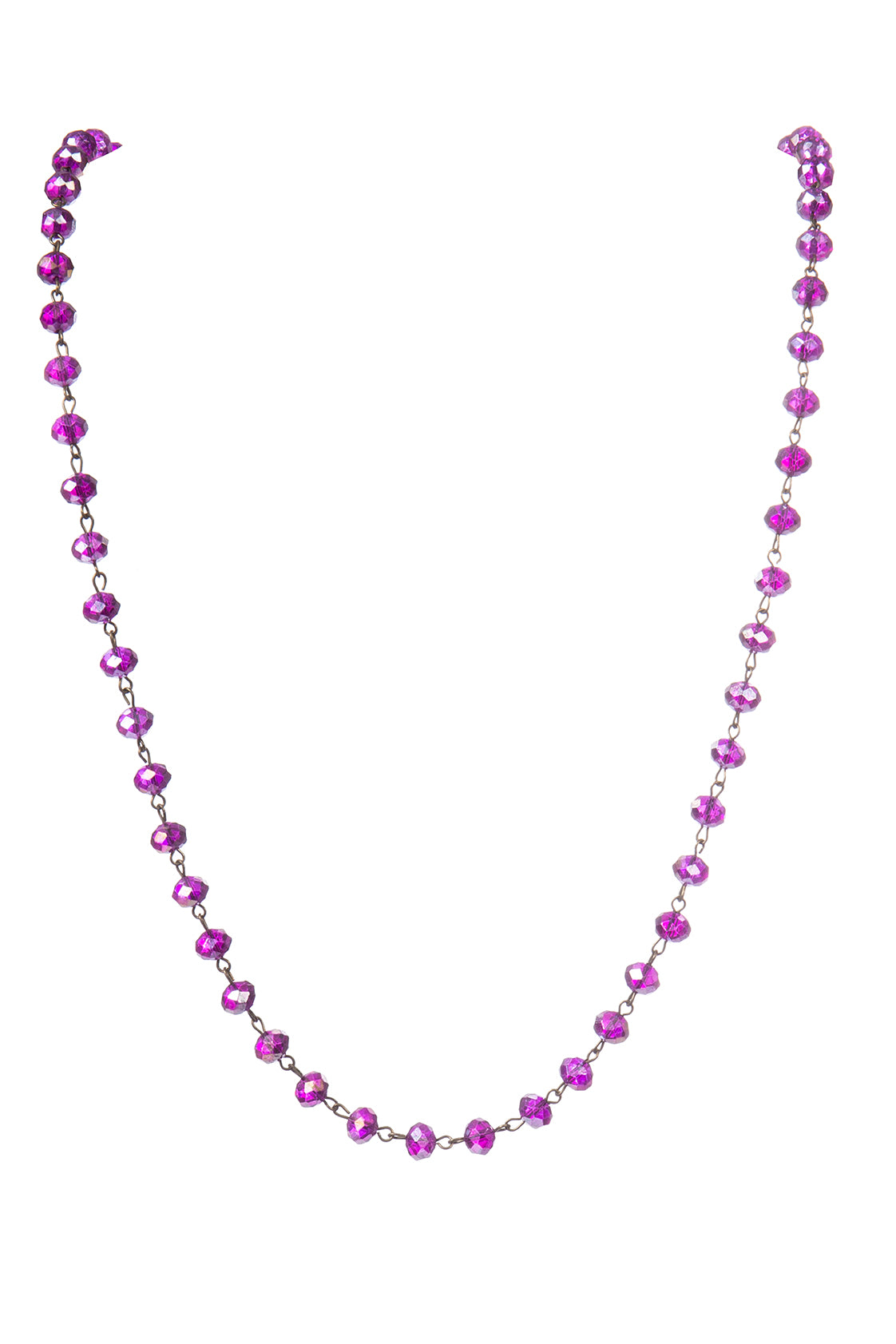 Classic Crystal Long Necklaces N1163-208