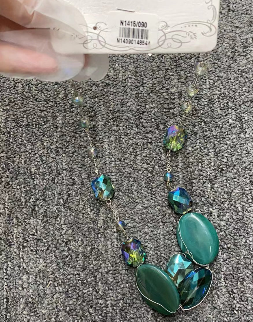 Collar de piedra de cristal N1415