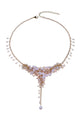 Pink Crystal Pendant Necklaces N2123