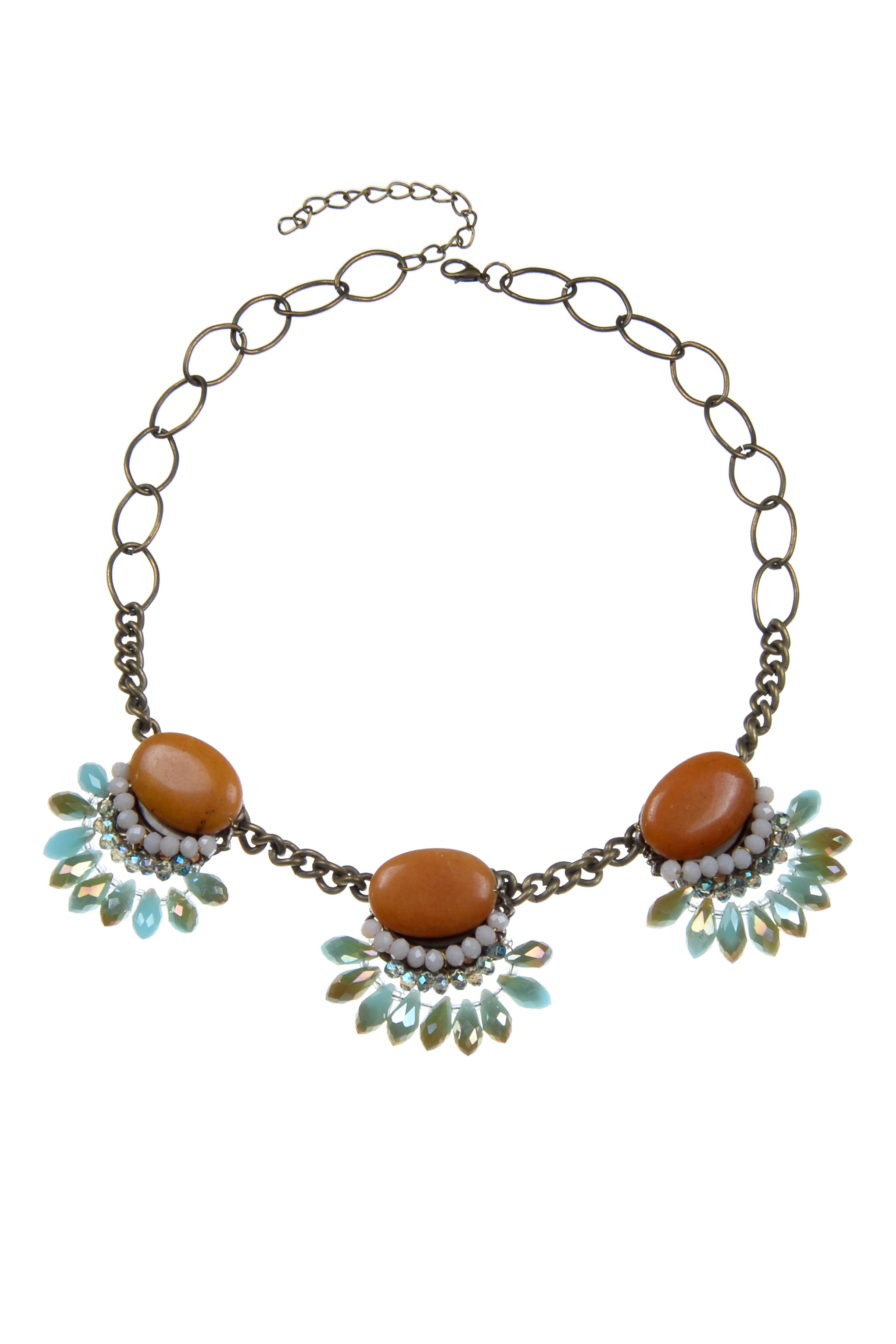 Gargantilla con tres colgantes N2128