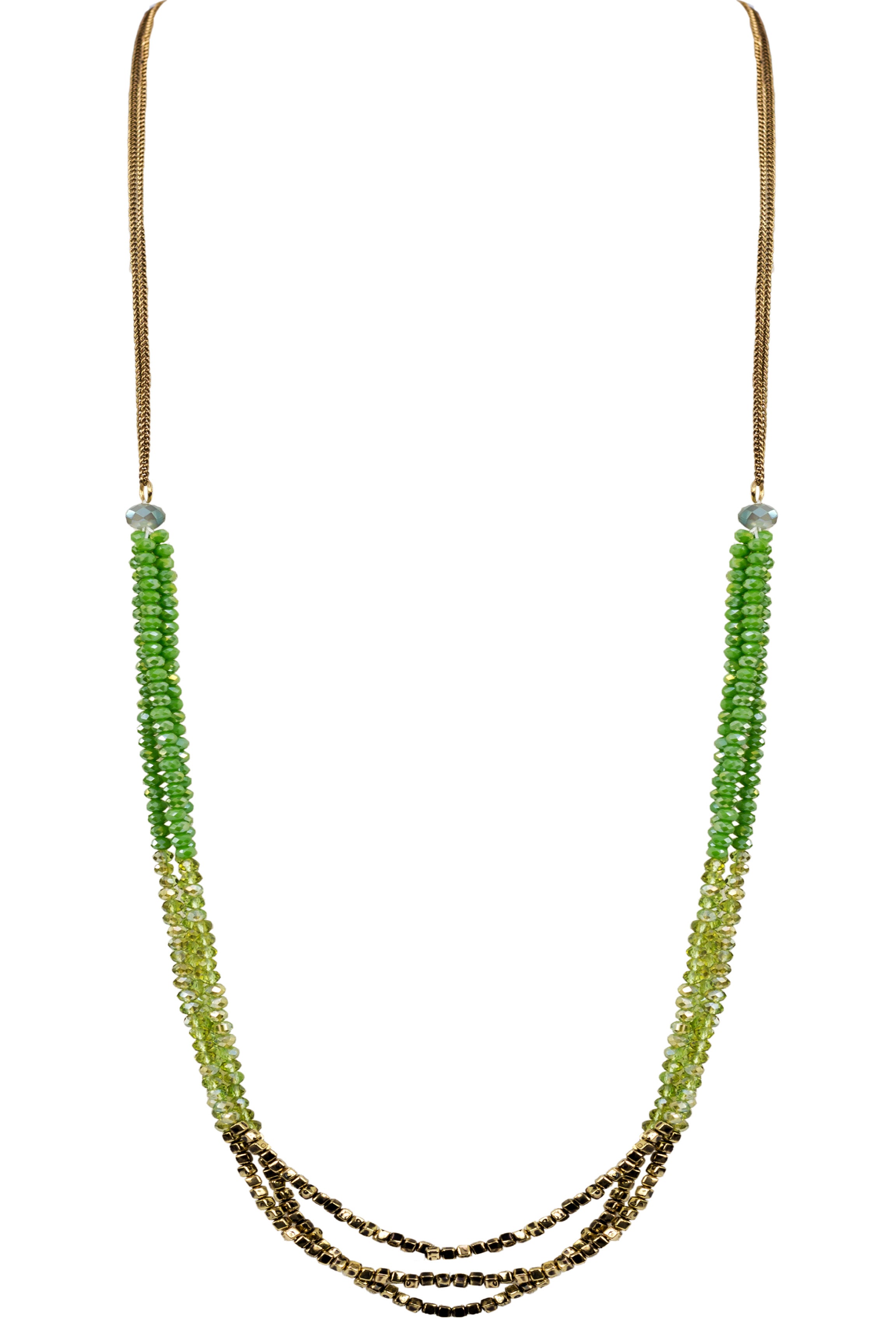 Collares de cuentas de cristal N2253