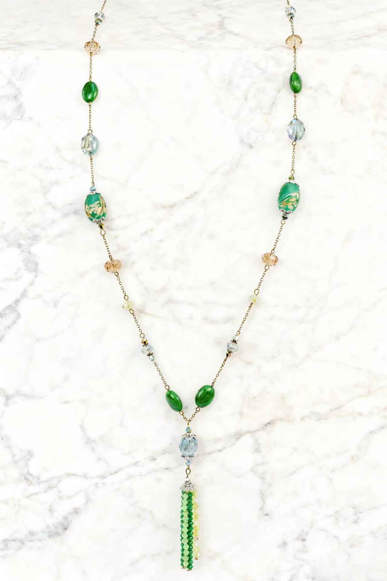 Crystal Long Necklace N2287