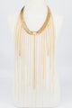 Chain Long Tassel Necklace N2323