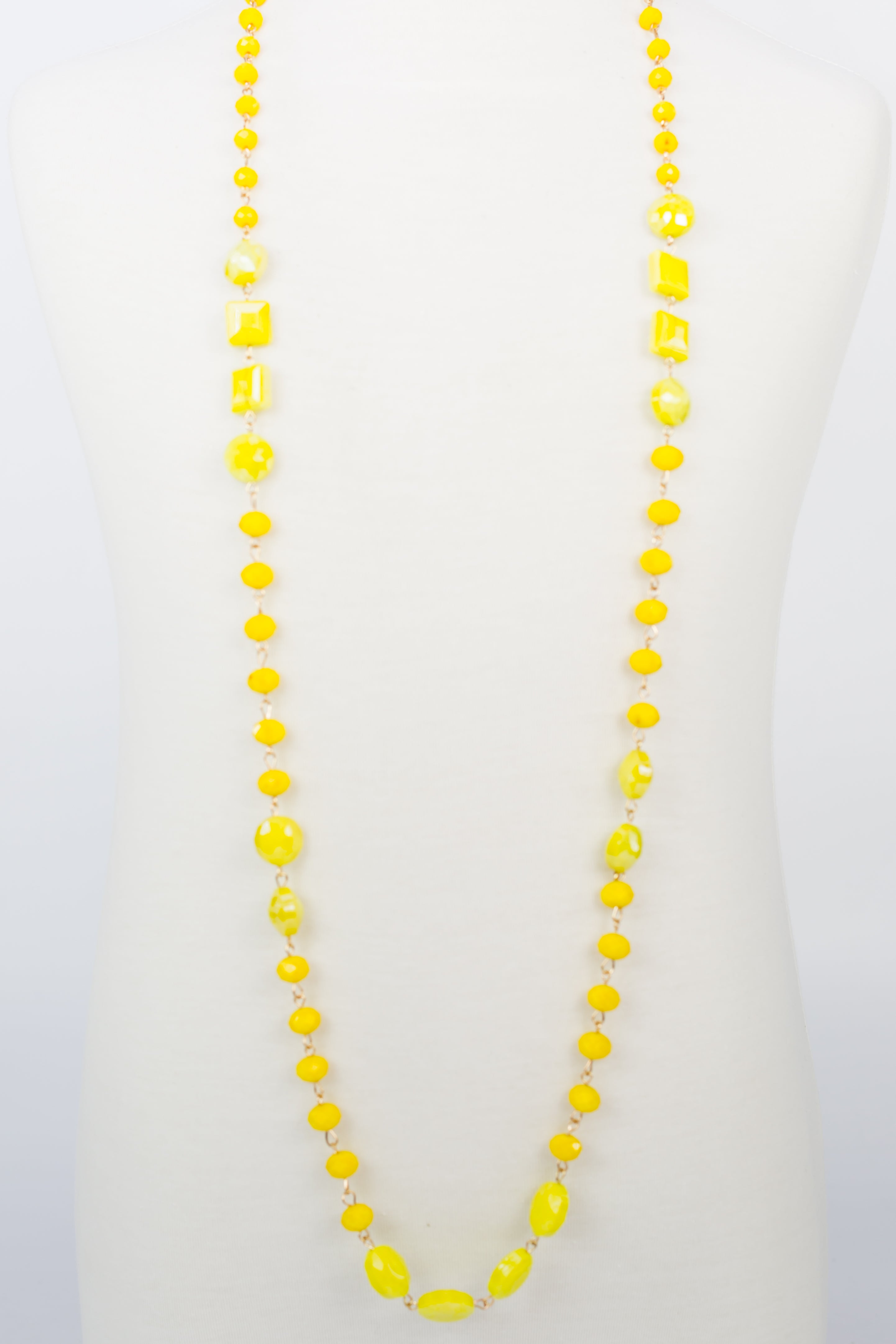 Collar largo de cristal N2371