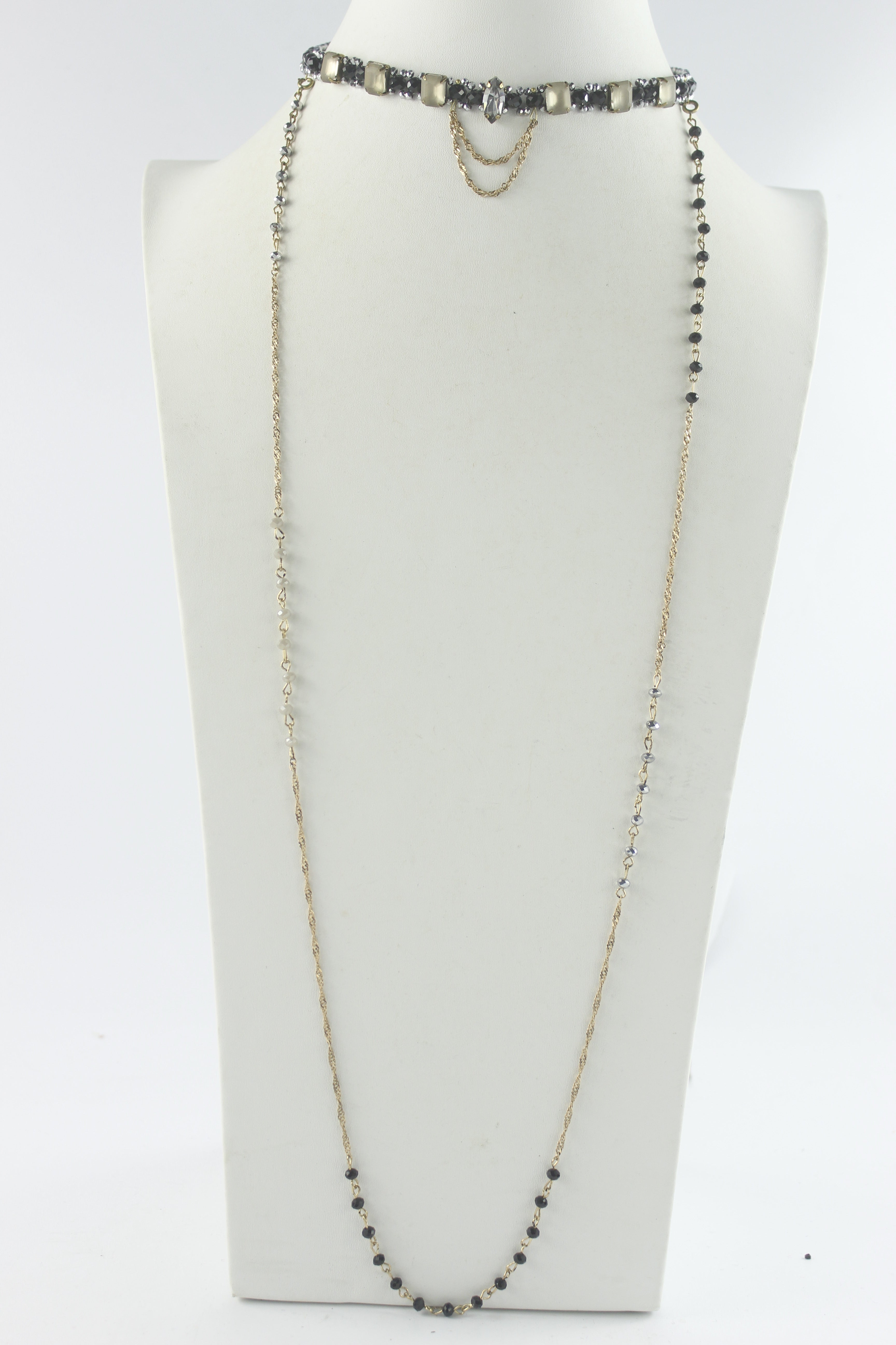 Crystal Chain Necklaces N2395