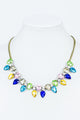 Shiny Crystal Gemstone Necklace N2403