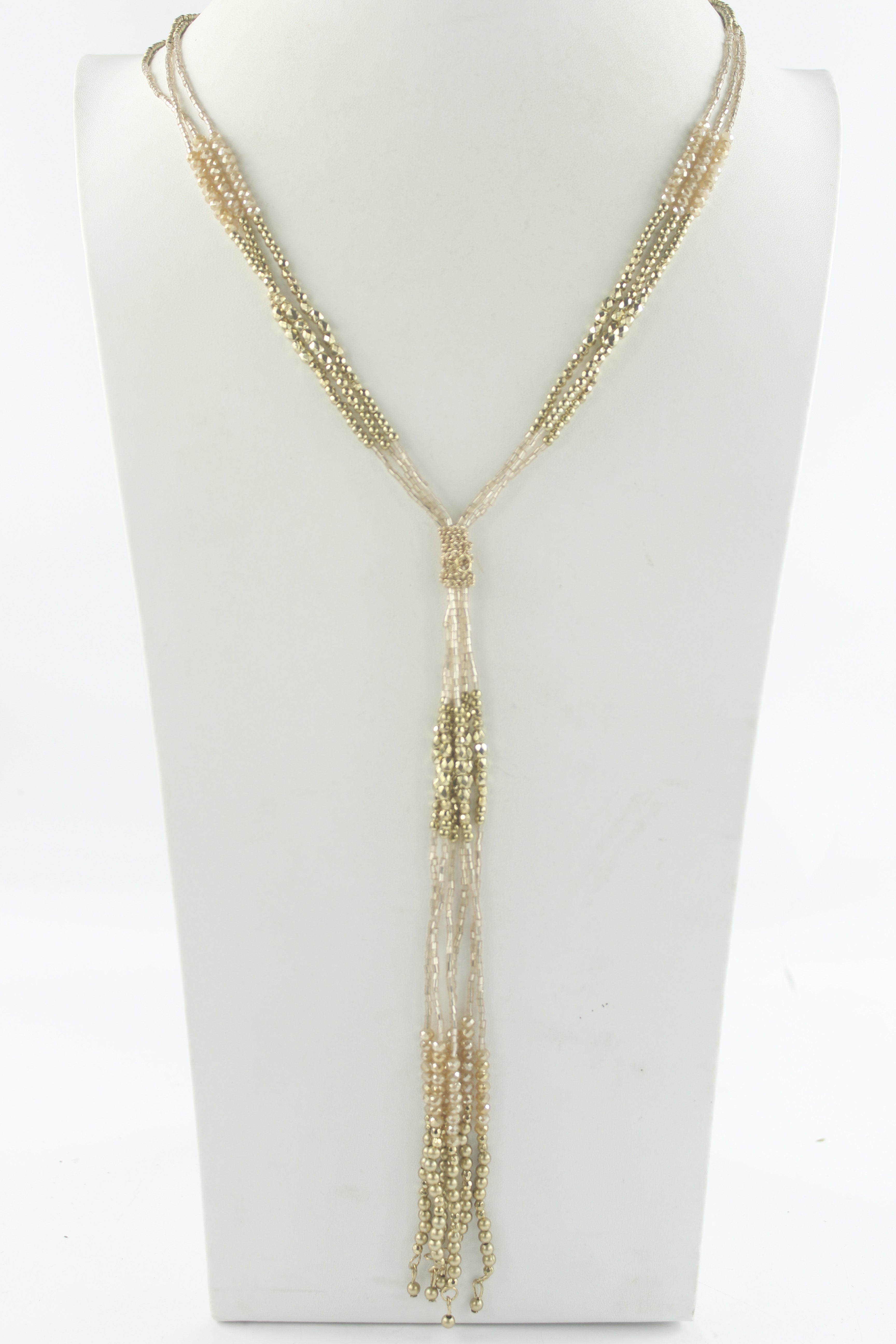 Collar con borlas de cristal N2432