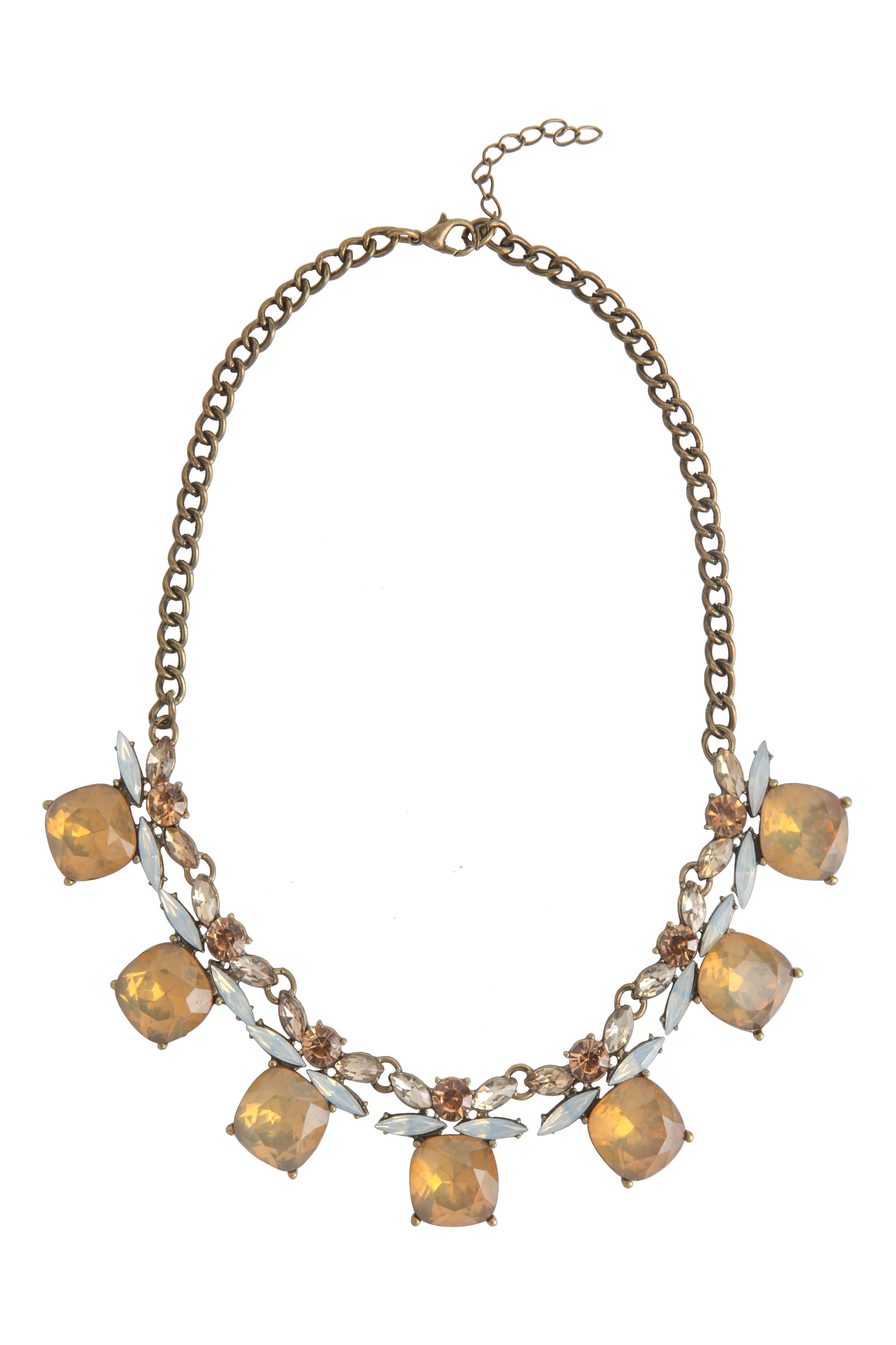 Collares de piedras preciosas de cristal N2504