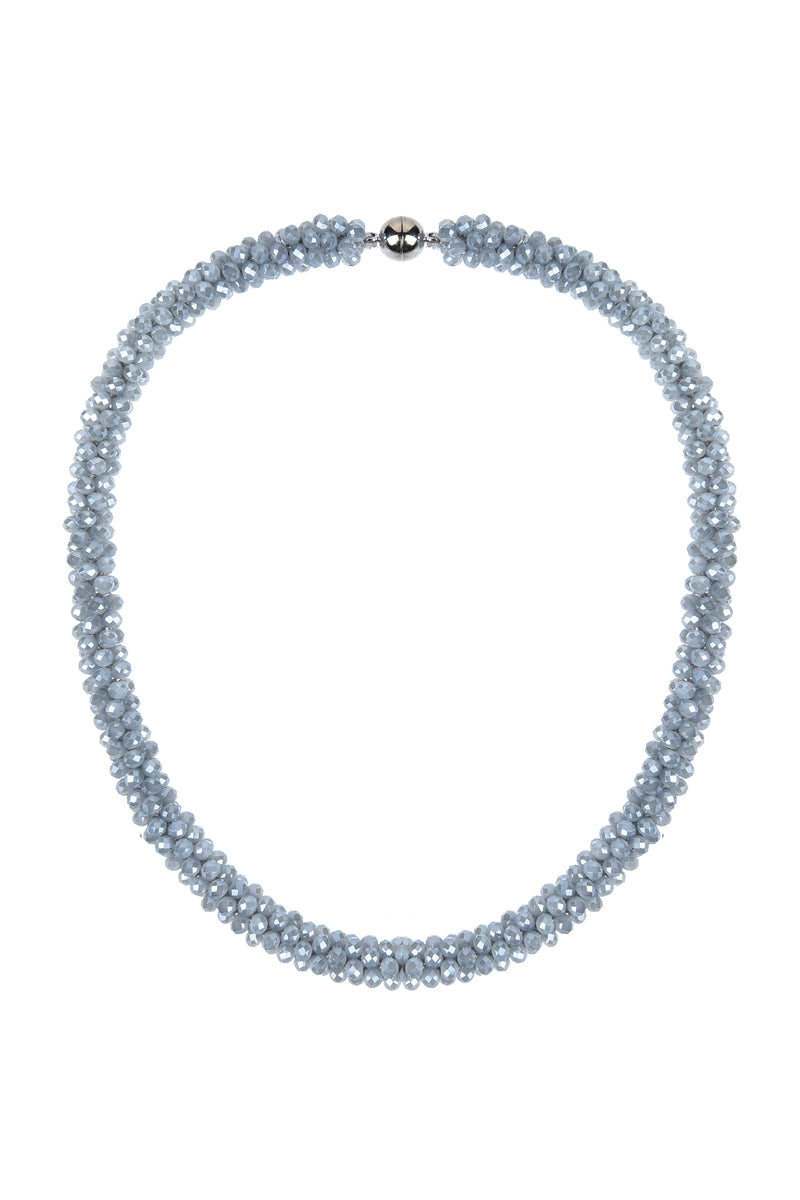 Collar corto de cristal colorido de moda N2666