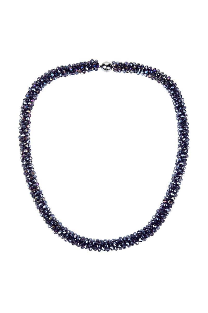 Collar corto de cristal colorido de moda N2666