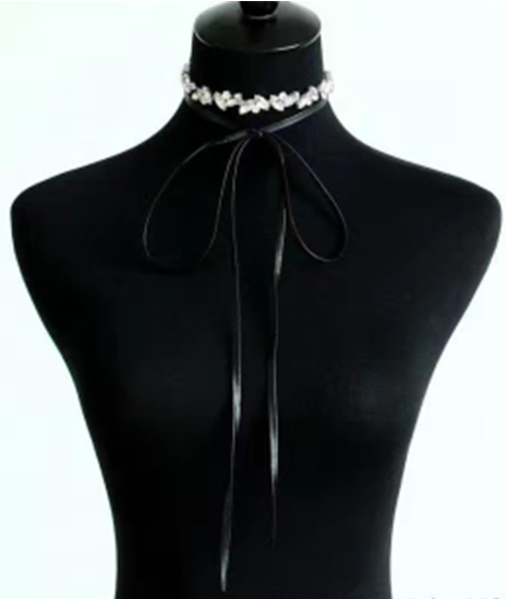 PU Leather Multilayer Choker Necklace N2692