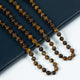 Tiger Eye Bead Long Necklace N2740