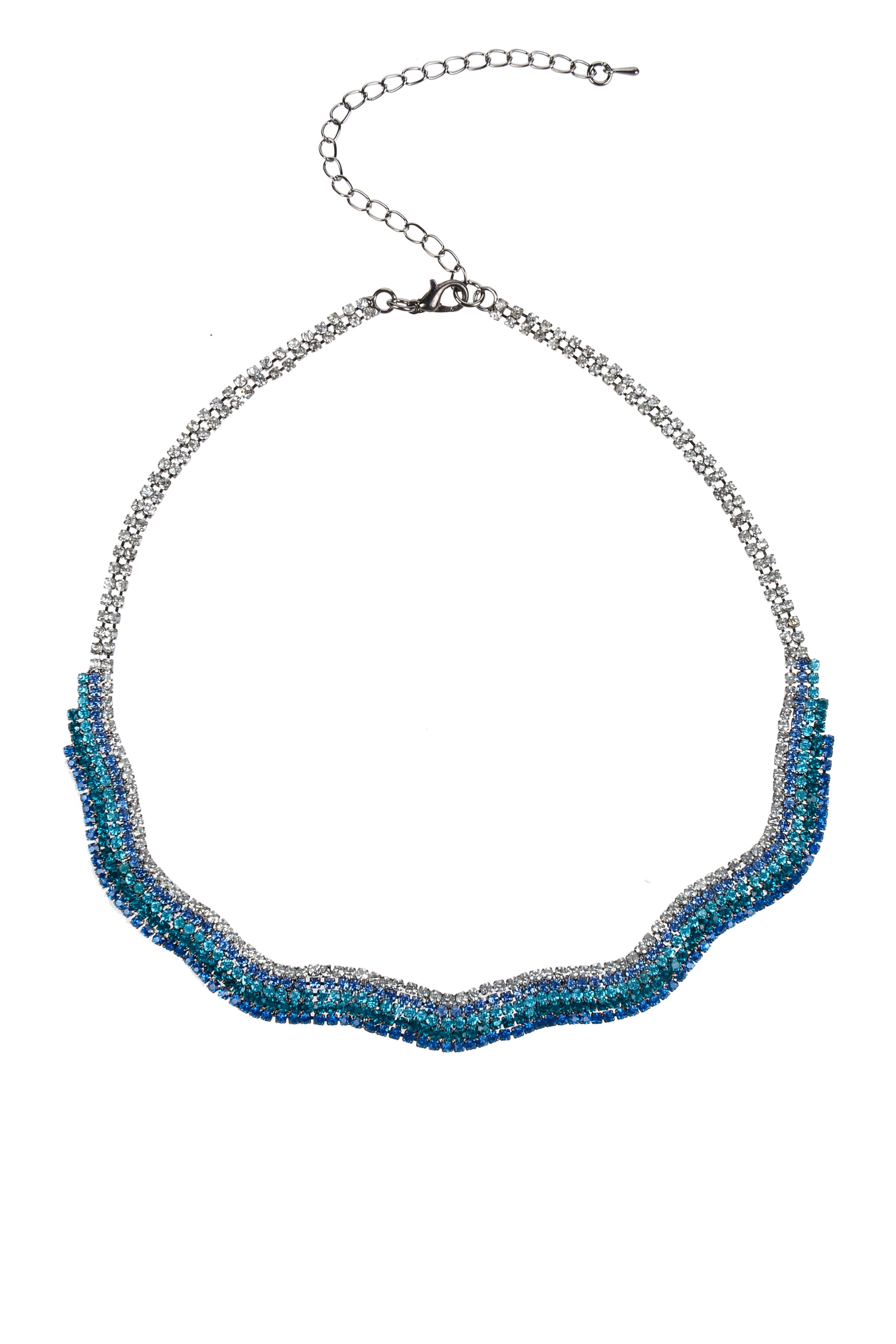 Rhinestone  Crystal Choker Necklaces N2922