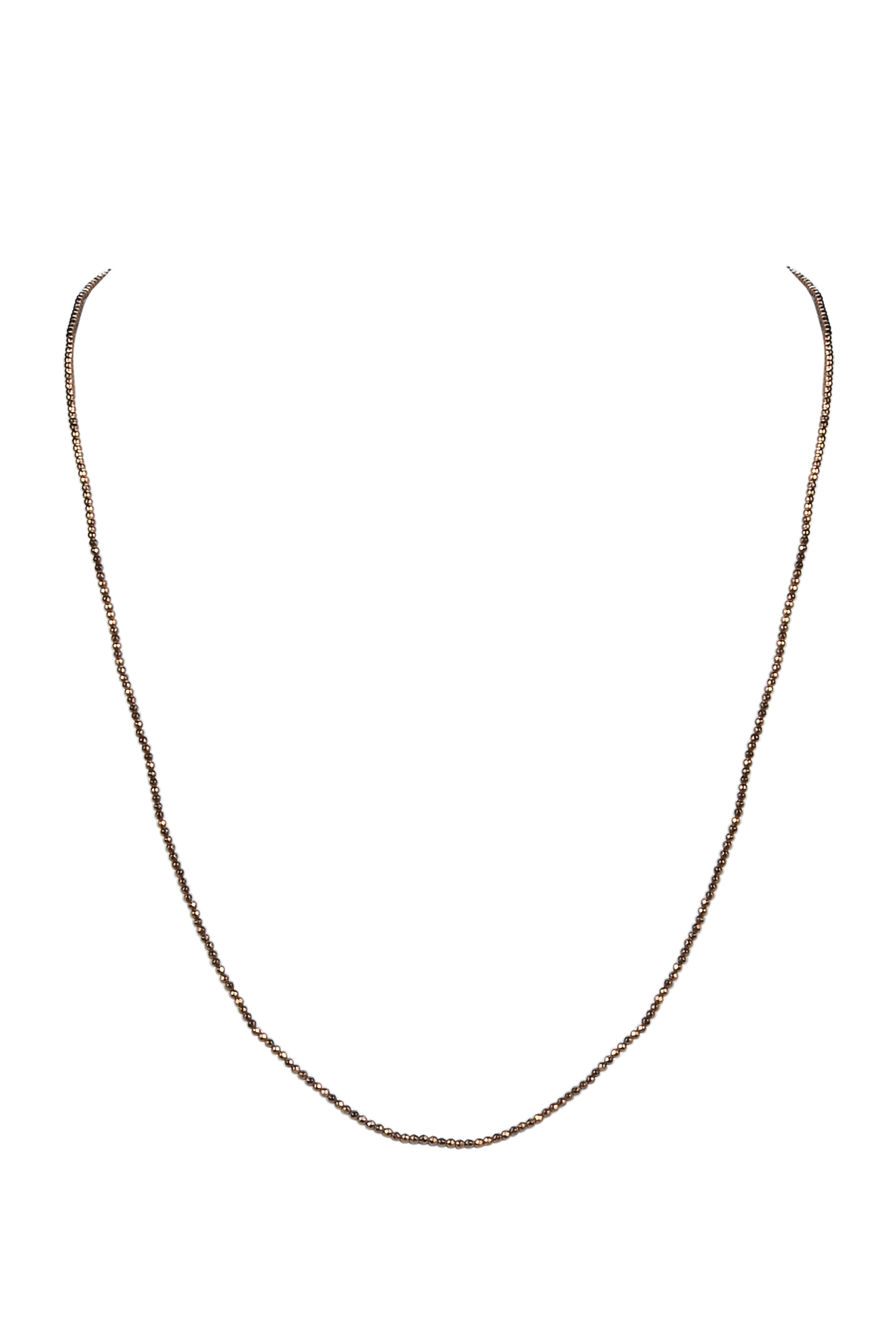 Collares colgantes de piedra de hematita para mujer N2985