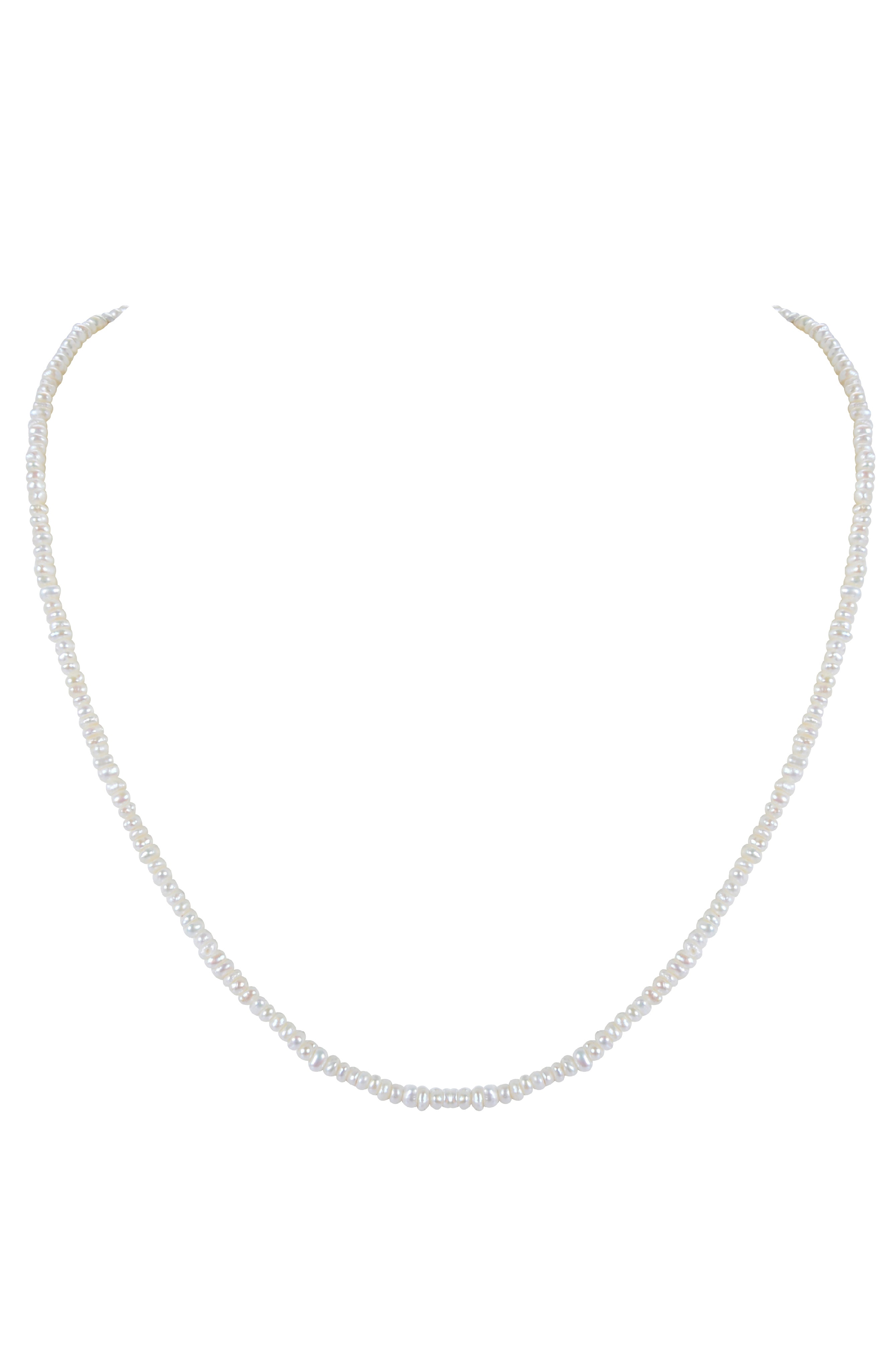 Fashion Women Small Tiny Pearls Collar Necklace N3082