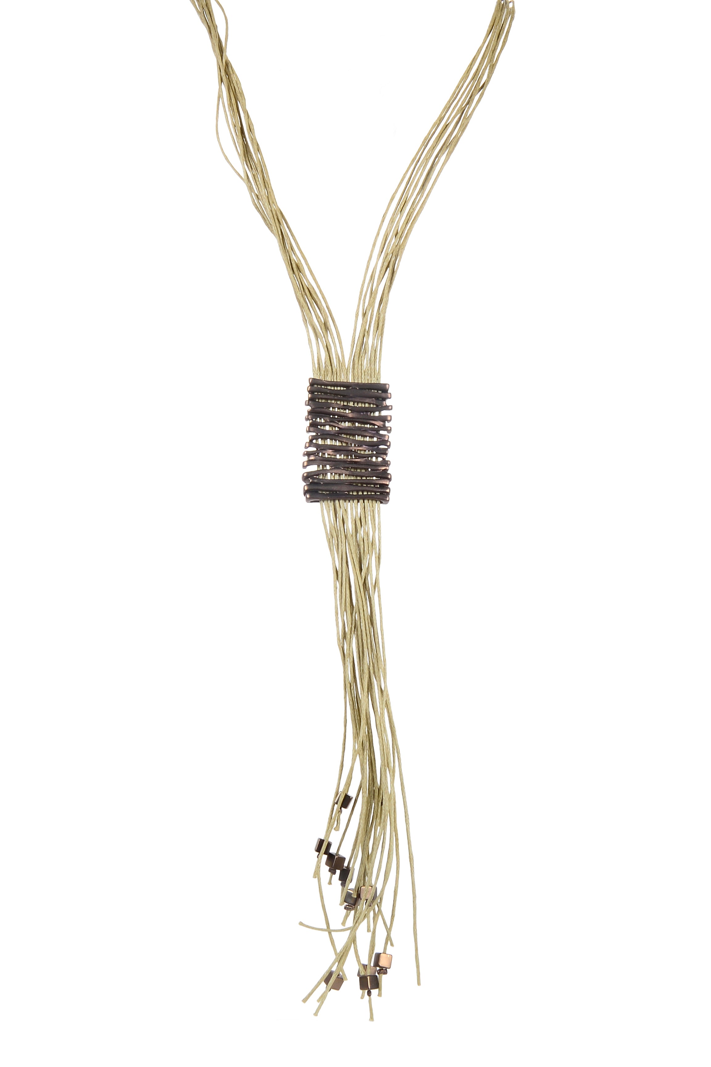 Charming Leather Tassel Necklaces N3097