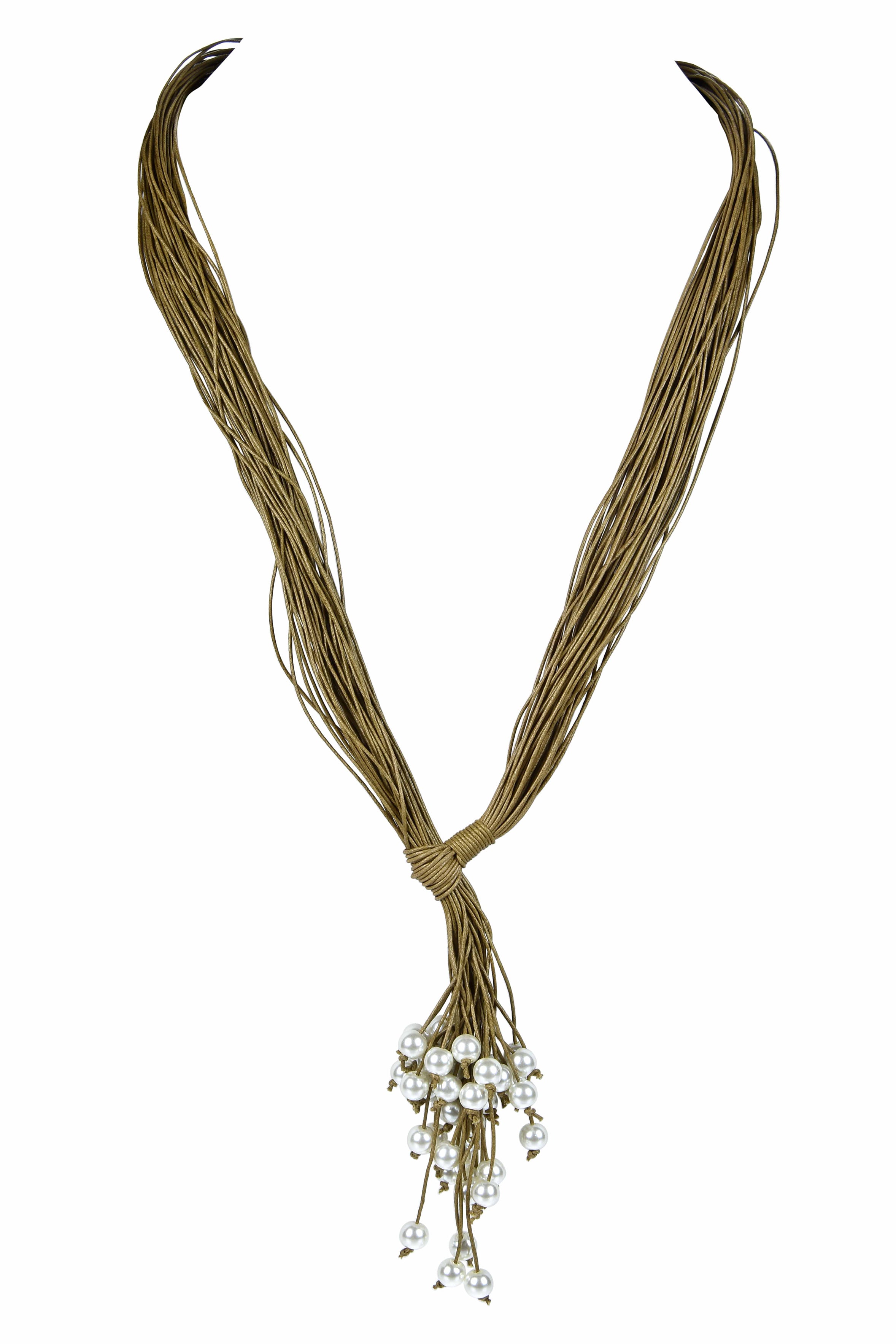 Collares de algodón perlado de diseño especial N3121