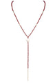 Simple  Tiny Crystal Pendant Necklace N3148