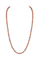 Red Gold Sandstone Beaded Necklaces N3180