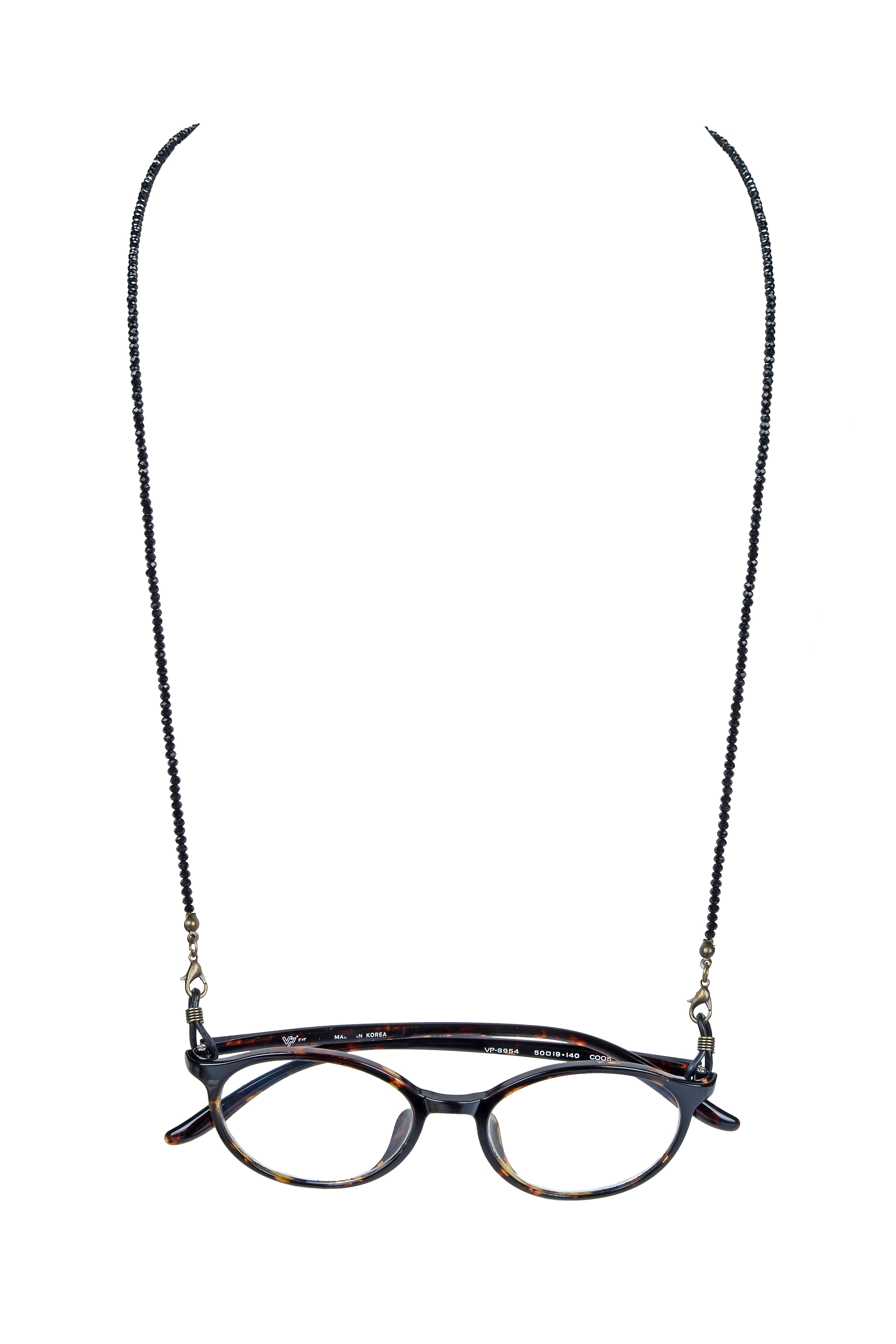 Collar de cristal con cordón para anteojos N3188