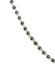 Seed Bead Metal Chain Necklace N3244-30inches