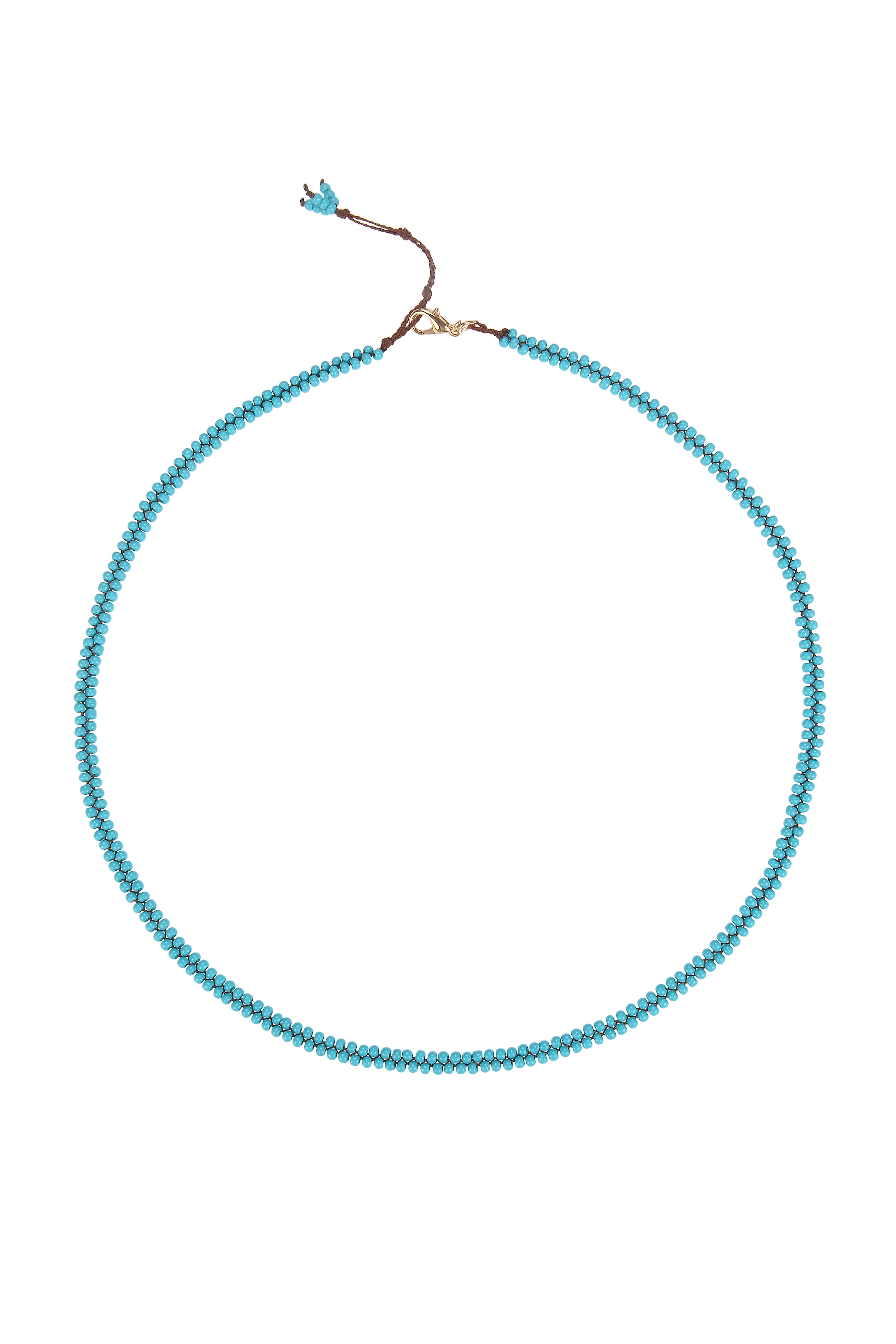 Simple Tiny Bead Chain Necklace for Pendant N3262