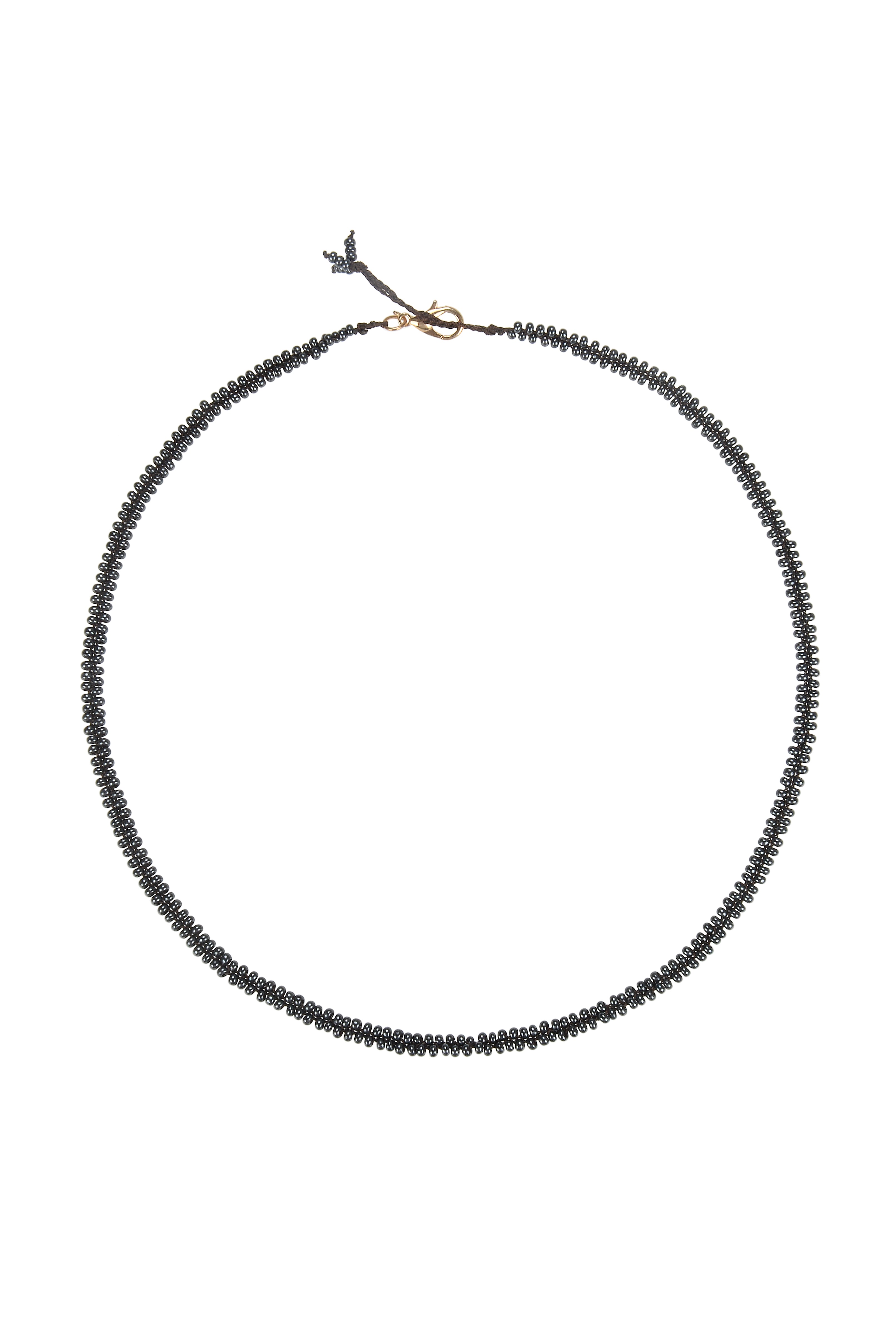 Simple Tiny Bead Chain Necklace for Pendant N3262