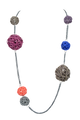 Twine Ball Chain Long Necklace N3307