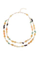 Charming Natural Stone Short Necklaces N3357