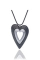 Heart Pendant Alloy Necklace N3377