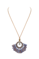 Leatherette Tassel Necklace N3388