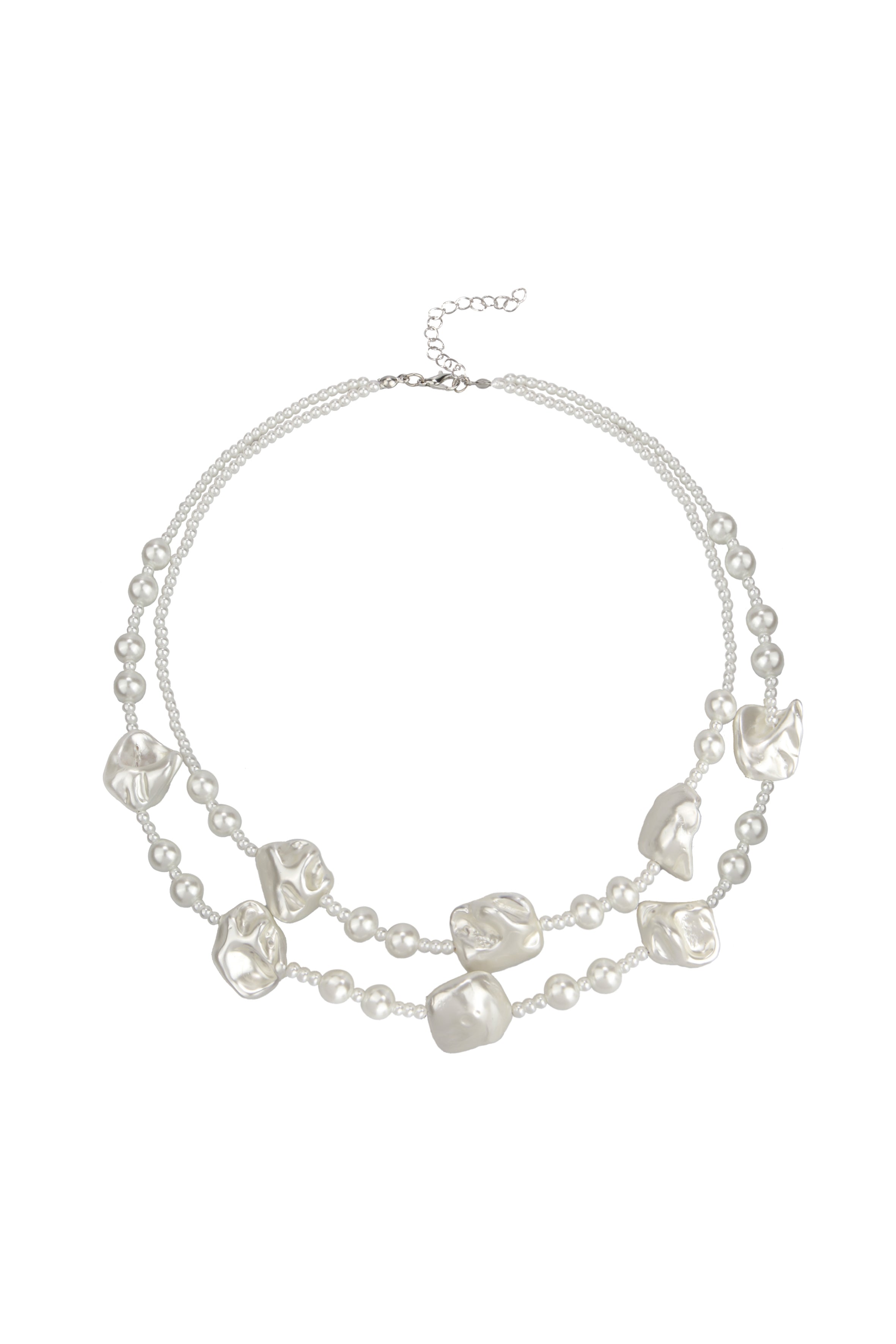 Collares multicapa con cuentas de cristal N3410