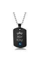 Stainless Steel Shield Kings Necklace N3778