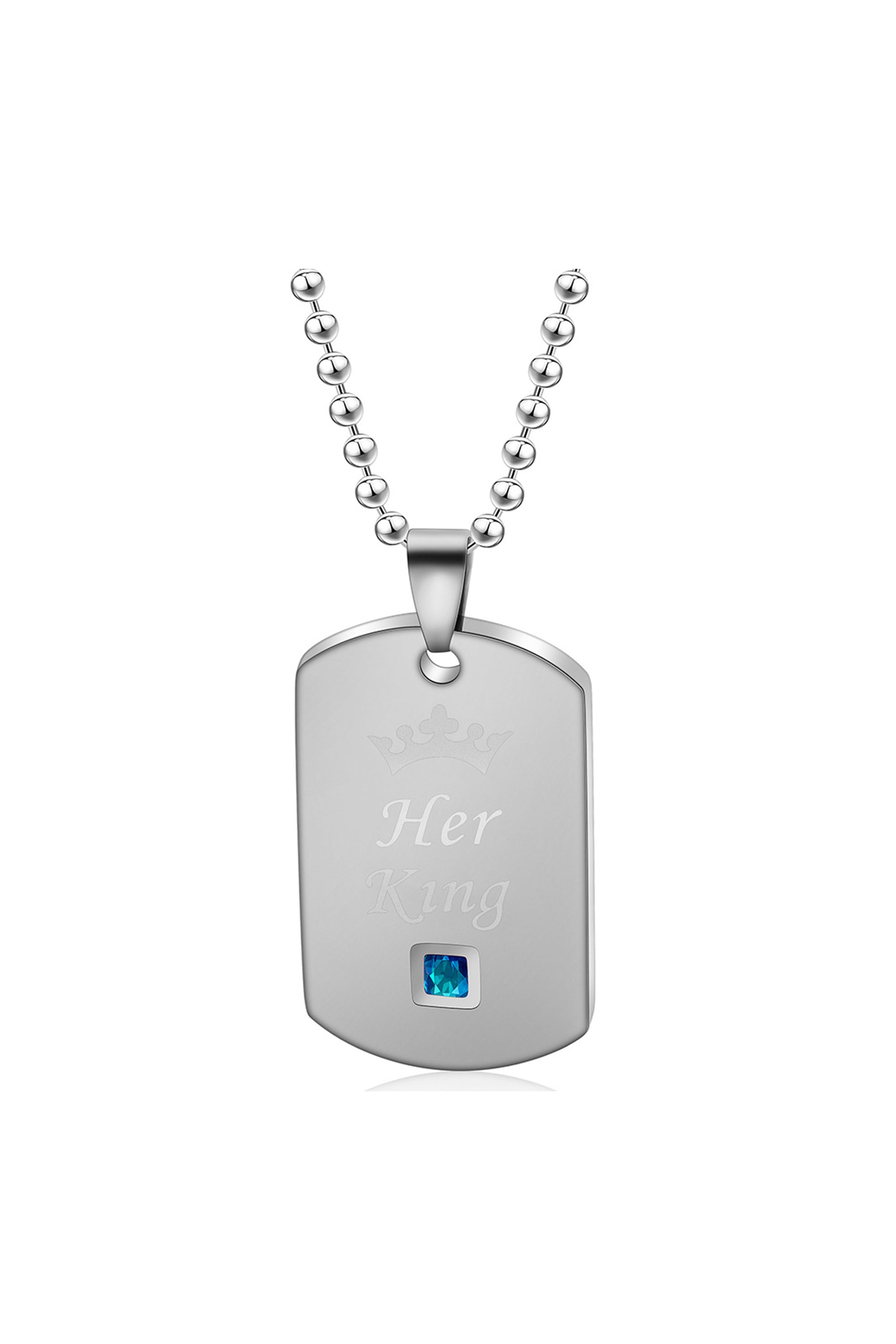 Stainless Steel Shield Kings Necklace N3778