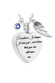Heart Perfume Bottle Stainless Steel Necklace N3809