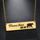 Bear Stainless Steel Necklace N3842