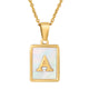 Alphabet Stainless Steel Necklace N3869