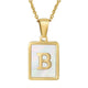 Alphabet Stainless Steel Necklace N3869
