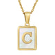 Alphabet Stainless Steel Necklace N3869